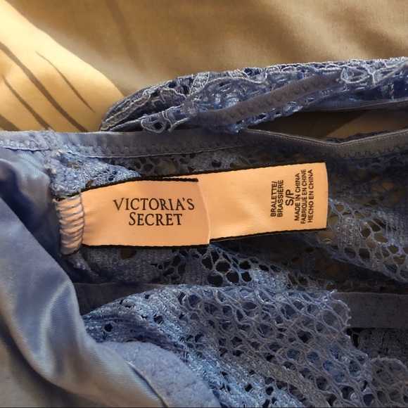 Blue lace Victoria Secret bralette - Picture 2 of 2